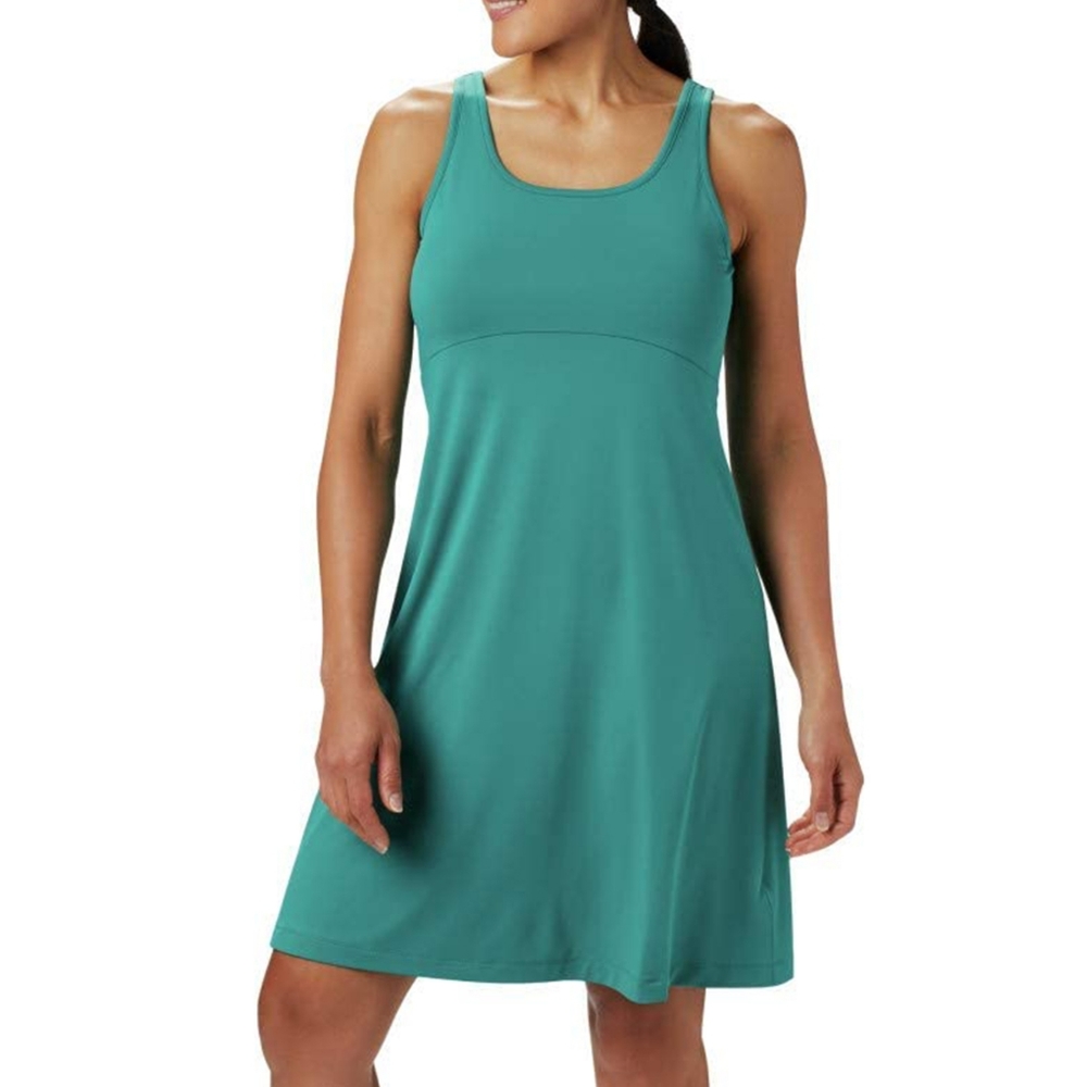 COLUMBIA PFG Freezer III Dress Teal Size XS NWOT